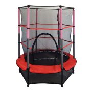 Capetan® Kiddy Jump 140cm trambulin védőhálóval és alsó biztonsági védőszoknyával,