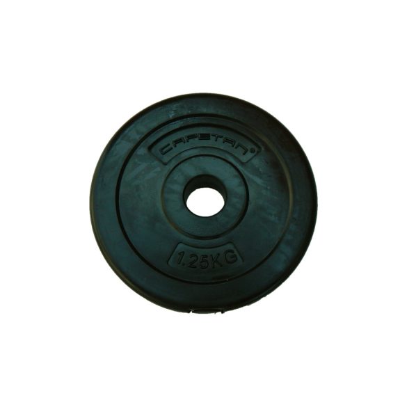 Capetan® 1,25Kg Vinyl tárcsasúly - 1,25kg cementes súlytárcsa (1db) méret:18x3cm