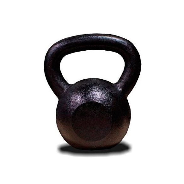 Capetan® 20Kg Vas Kettlebell Fekete Festéssel - Harang Súly 20Kg