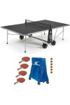 Cornilleau 100X Outdoor SZÜRKE kültéri időjárásálló pingpong asztal családi komplett