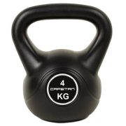 Capetan® 4Kg Műanyag kettlebell - cement töltetű harangsúly műanyag bevonattal