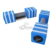 Aquafitness súlyzópár kocka formájú 8x8x9 cm fejjel   