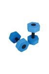 Aquafitness súlyzópár 13x6cm fejjel hexagonális forma