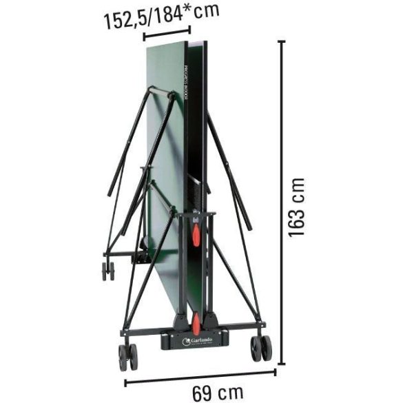 Garlando Progress Indoor beltéri pingpong asztal - asztalitenisz asztal KÉK