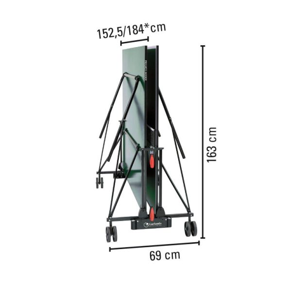 Garlando Progress Indoor beltéri pingpong asztal - asztalitenisz asztal ZÖLD