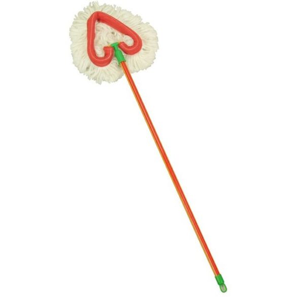 Takarító mop 17,5cm fejjel 65 cm nyéllel, KLEIN TOYS játék