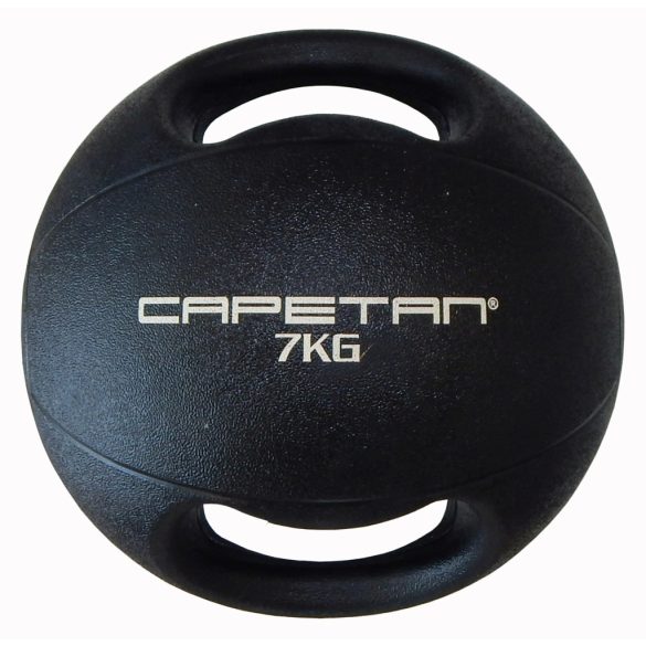 Capetan® 7Kg Professional Line Dual Grip kétfogantyús gumi medicinlabda (vízen