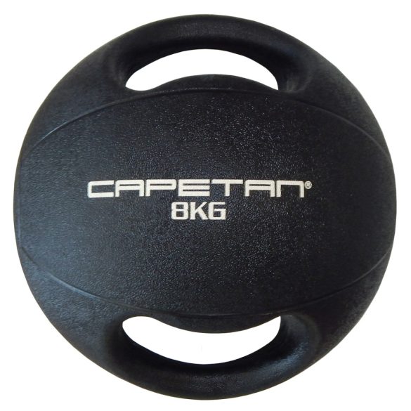 Capetan® 8Kg Professional Line Dual Grip kétfogantyús gumi medicinlabda (vízen