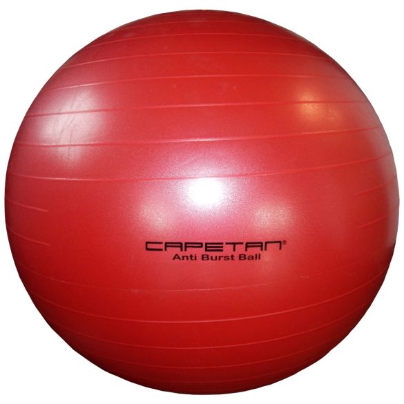 Capetan® 95cm átm. PIROS Anti Burst durranásmentes gimnasztikai labda