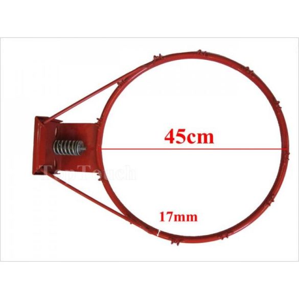 Tactic Sport rugós kosárgyűrű hálóval dupla 2x16mm gyűrűvel, porszórt fém