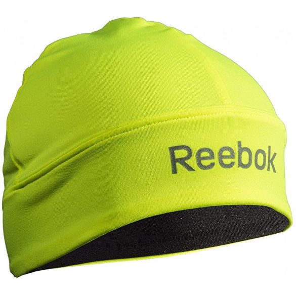 Reebok Neonzöld / Fekete elasztikus kifordítható futósapka