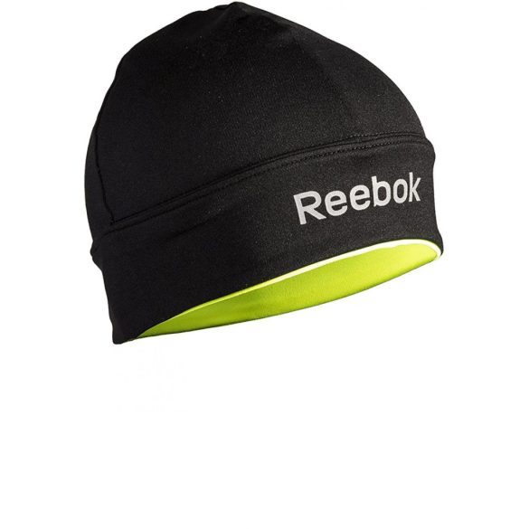 Reebok Neonzöld / Fekete elasztikus kifordítható futósapka