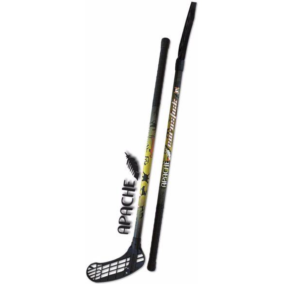 Acito Apache sárga grippes floorball ütő 95/106cm, jobbra ívelő fejjel