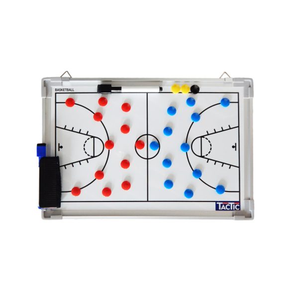 Tactic Sport mágneses tactikai tábla Kosárlabda 30x45cm , alumínium, írható