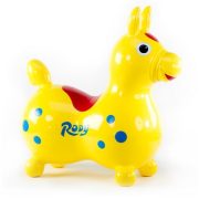 Cavallo Rody Lovacska sárga - gyermek premium ugráló állat sárga