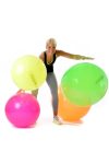 Fitball gimnasztika labda 65 cm NEON NARANCS szín, standard fényes