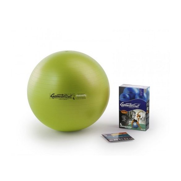 Fitball olasz gimnasztika labda maxafe, 75 cm - zöld, ABS