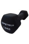 Capetan® Professional Line 2x1,5Kg Neoprene bevonatú egykezes acél súlyzó pár