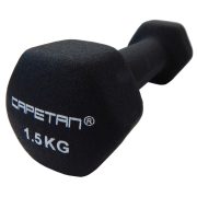   Capetan® Professional Line 2x1,5Kg Neoprene bevonatú egykezes acél súlyzó pár