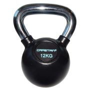   Capetan® Professional Line 12Kg Chromozott nyelű gumival bevont acél kettlebell