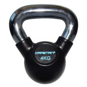   Capetan® Professional Line 16Kg Chromozott nyelű gumival bevont acél kettlebell