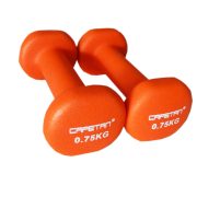 Capetan® Neoprene bevonatú 2x0,75Kg egykezes kézisúlyzó pár - neoprén bevonatú