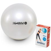 Fitball olasz gimnasztikai labda MAXAFE, 65 CM - GYÖNGYHÁZFEHÉR ABS